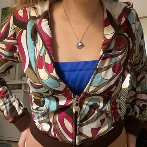 Vintage zip-up hoodie